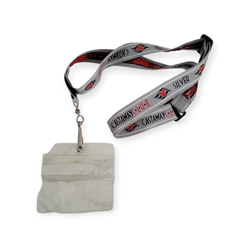 Disney Cruise Castaway Club Silver Lanyard